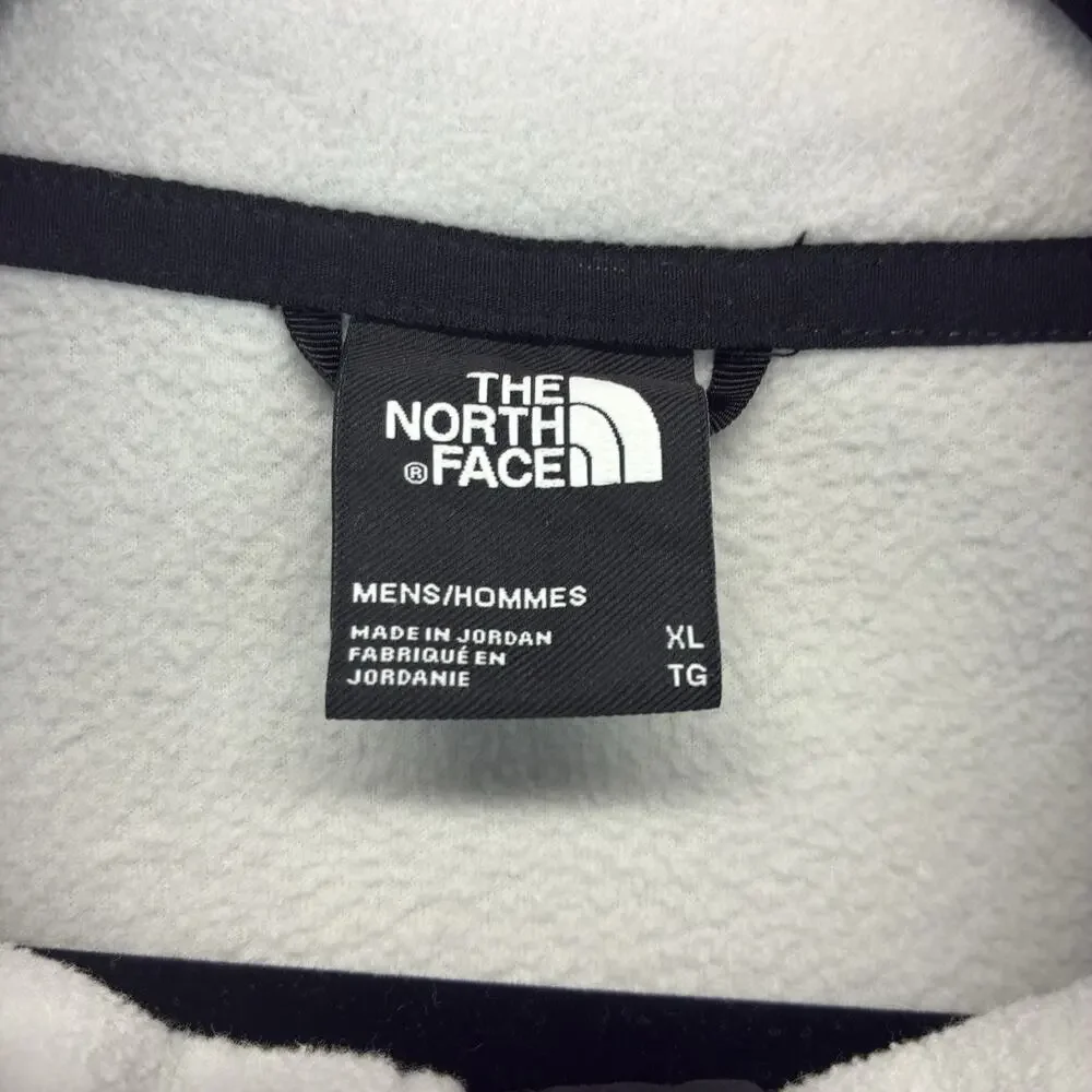 The North Face TKA Glacier Fleece Pullover Men’s XL White 1/4 Zip Jacket